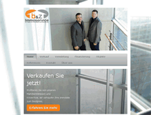 Tablet Screenshot of bz-immoservice.de
